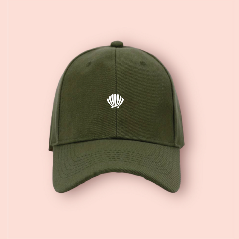 Gorra verde-militar "shell"