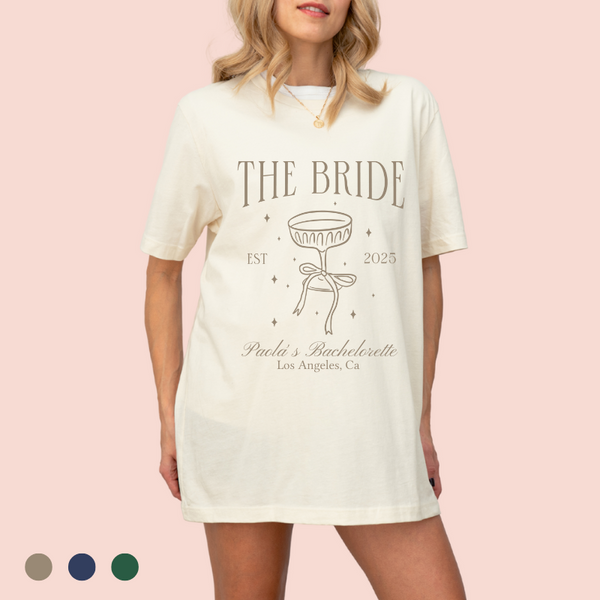 Playera oversize personalizada "The Bride"