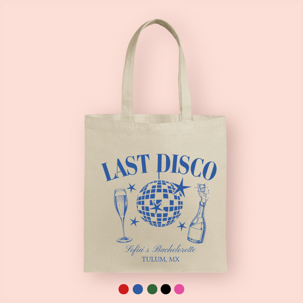 Tote bag "last disco" personalizada