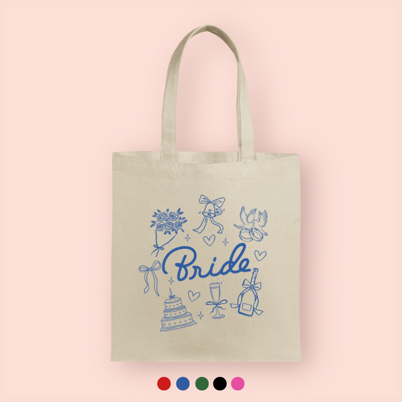 Tote bag "bride" personalizada