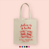 Tote bag "feeling lucky" personalizada