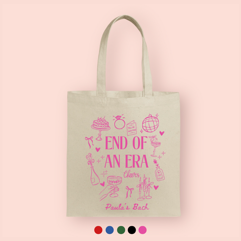Tote bag "end of an era" personalizada