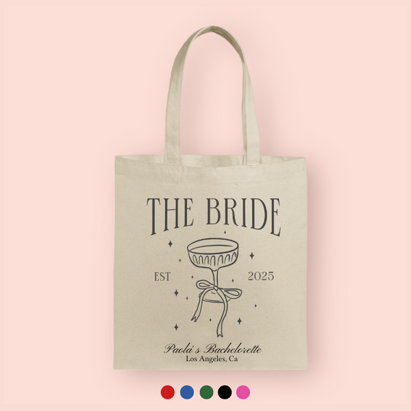 Tote bag "the bride" personalizada