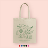 Tote bag "last trail before the vail" personalizada