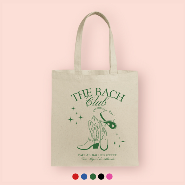 Tote bag "the bach club" personalizada