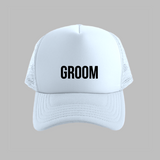 Gorra blanca "Groom"