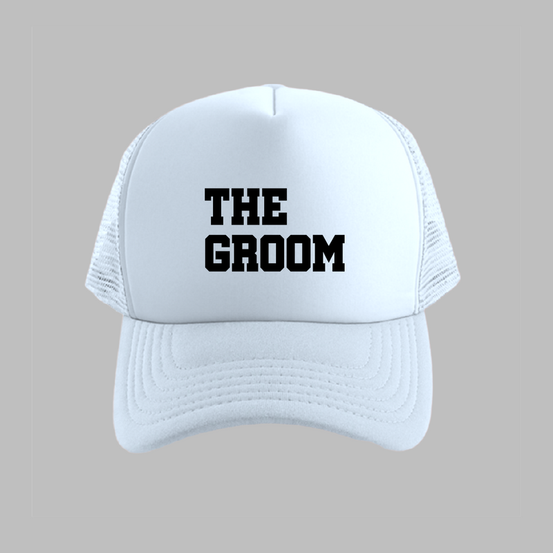 Gorra blanca "The Groom"