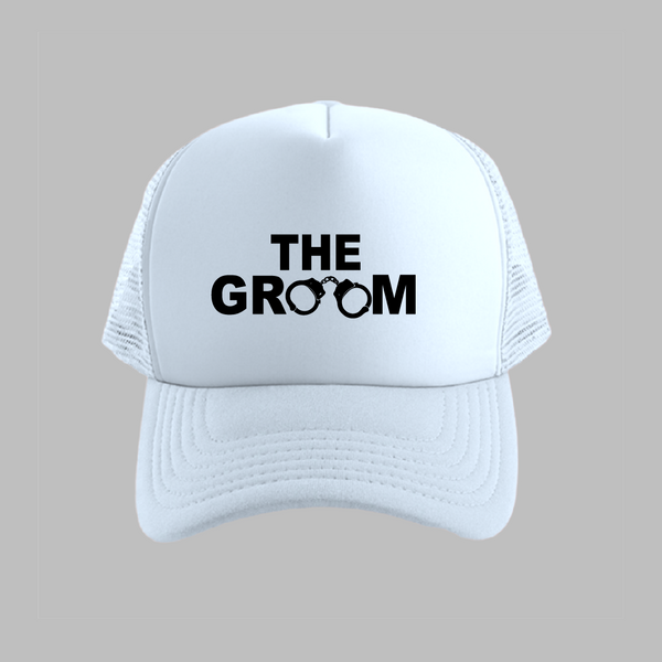 Gorra blanca "The Groom"