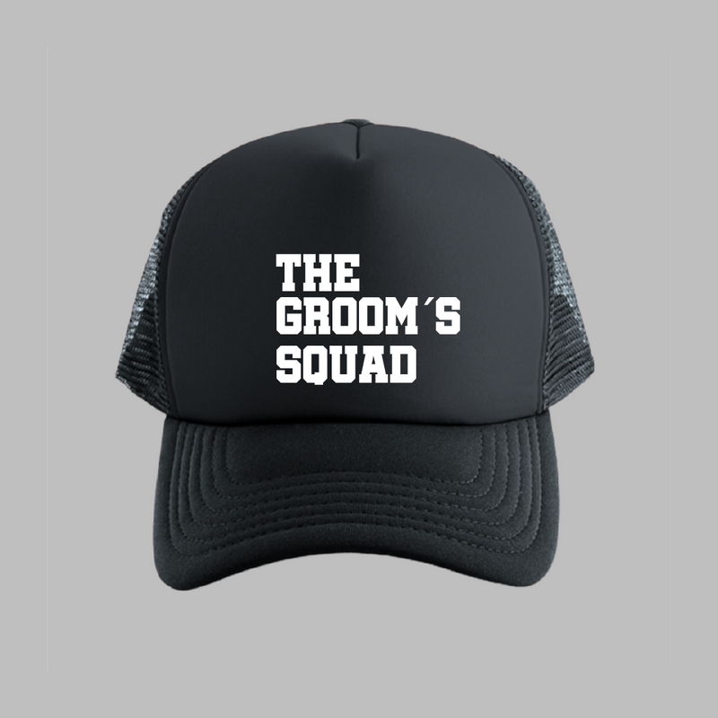 Gorra negra "The Groom´s Squad"
