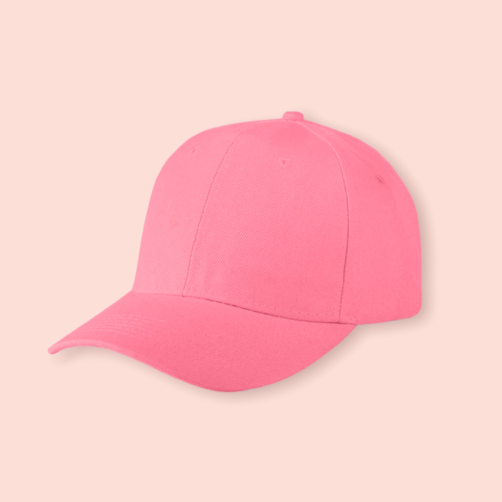 Gorra rosa personalizada