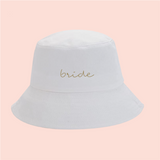 Bucket hat blanco "bride"