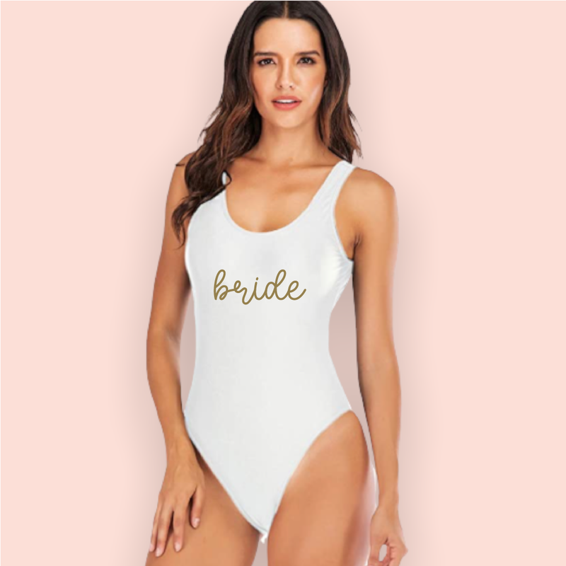 Traje de baño blanco "Bride"