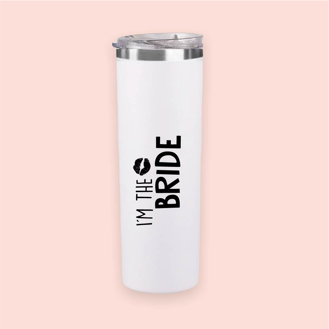 Termo skinny acero "I´m the Bride"