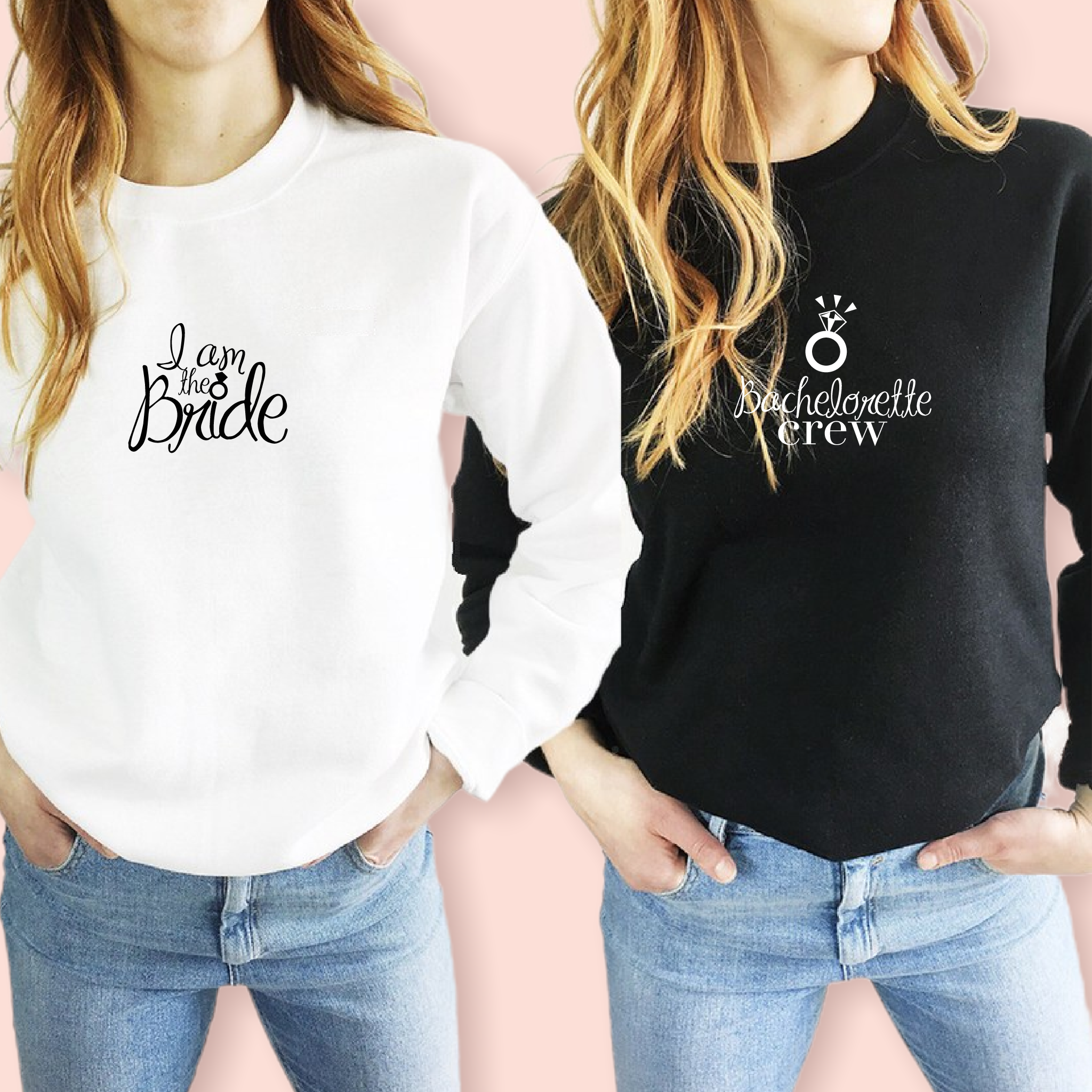 Sudadera blanca "I am the Bride"
