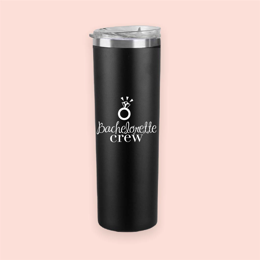 Termo skinny acero "Bachelorette Crew"