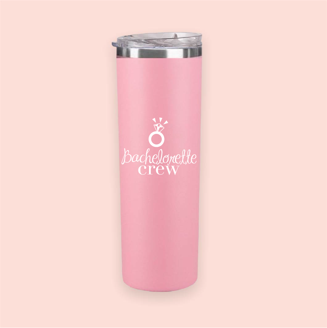 Termo skinny acero "Bachelorette Crew"