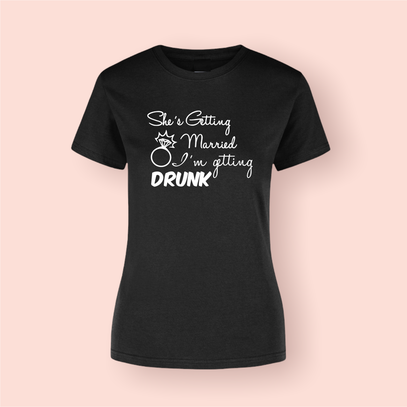 She´s getting married I´m getting Drunk