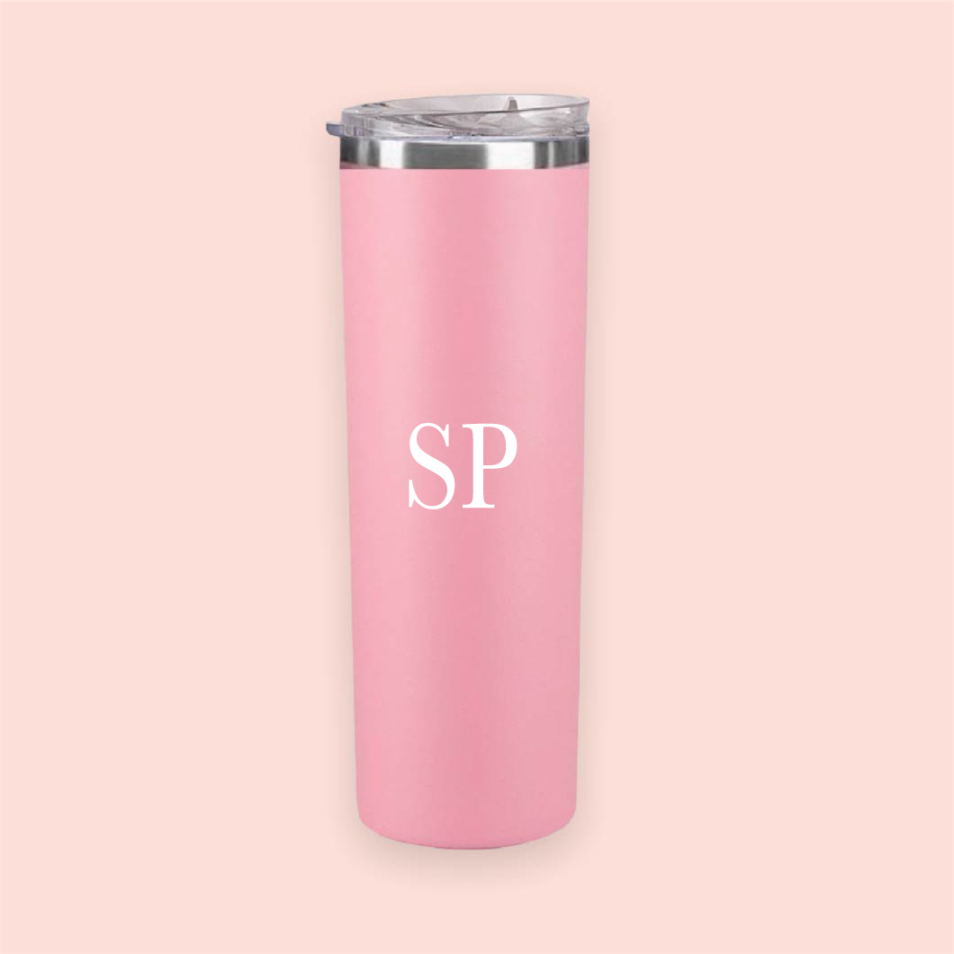 Termo skinny acero personalizado con iniciales