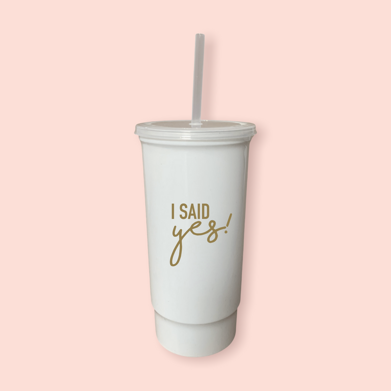 Vaso grande "I said yes!"