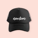 Gorra negra personalizada