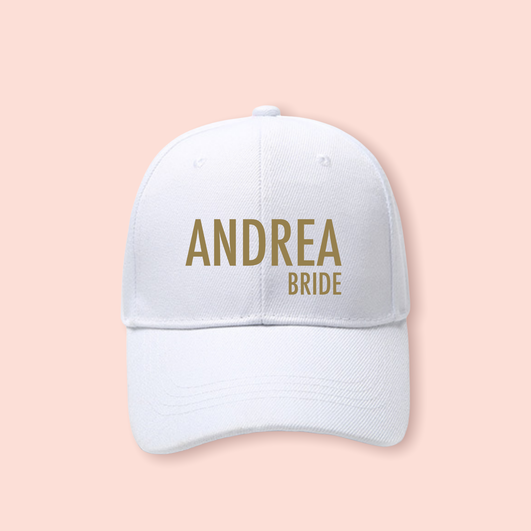 Gorra blanca personalizada