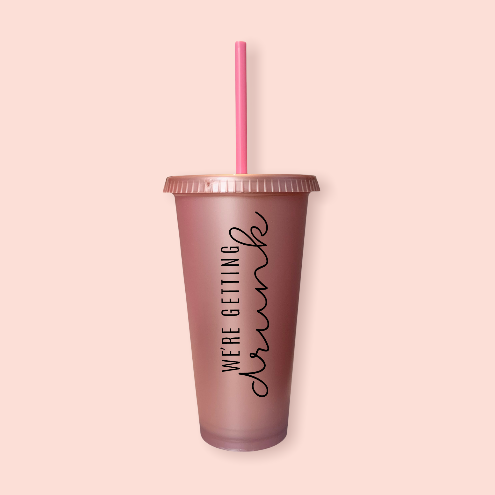 Vaso mediano "We´re getting drunk"