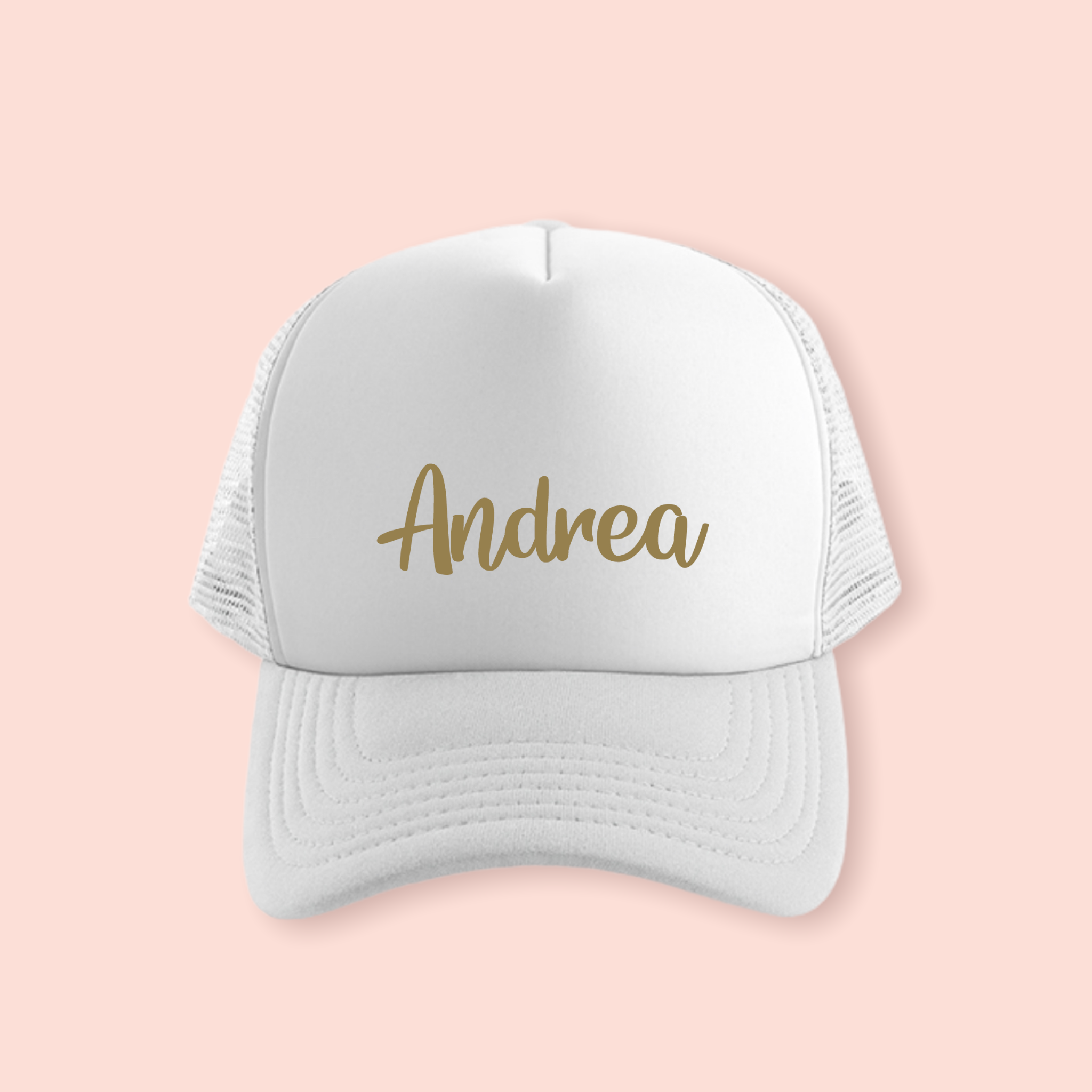 Gorra blanca personalizada