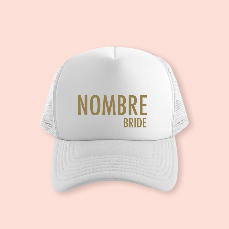 Gorra blanca personalizada