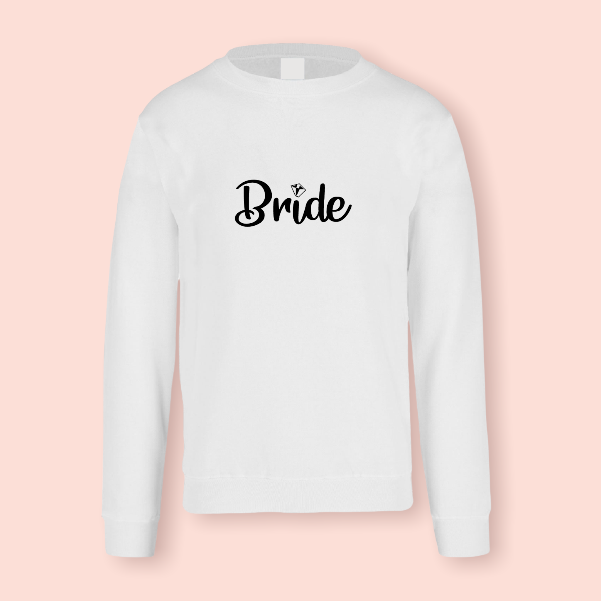 Sudadera blanca "Bride"