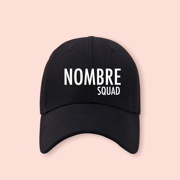 Gorra negra personalizada