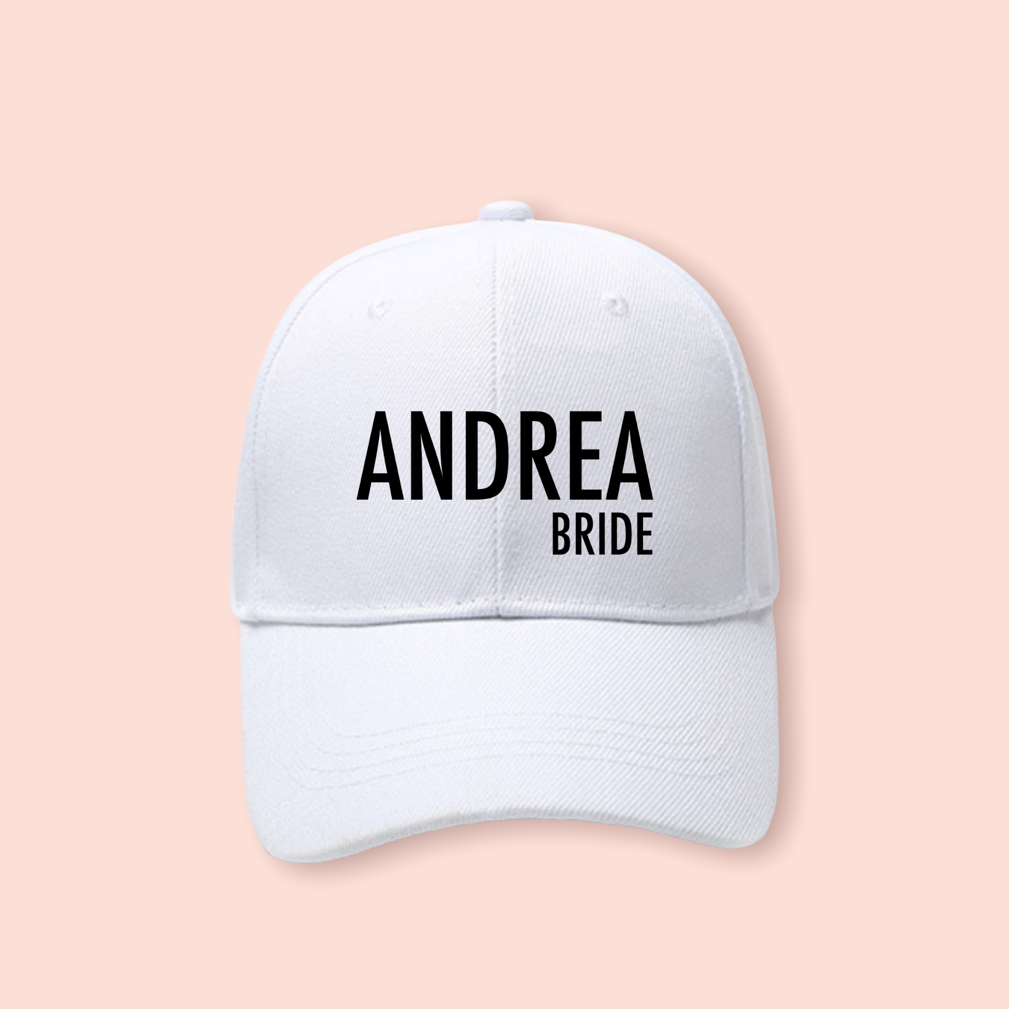 Gorra blanca personalizada