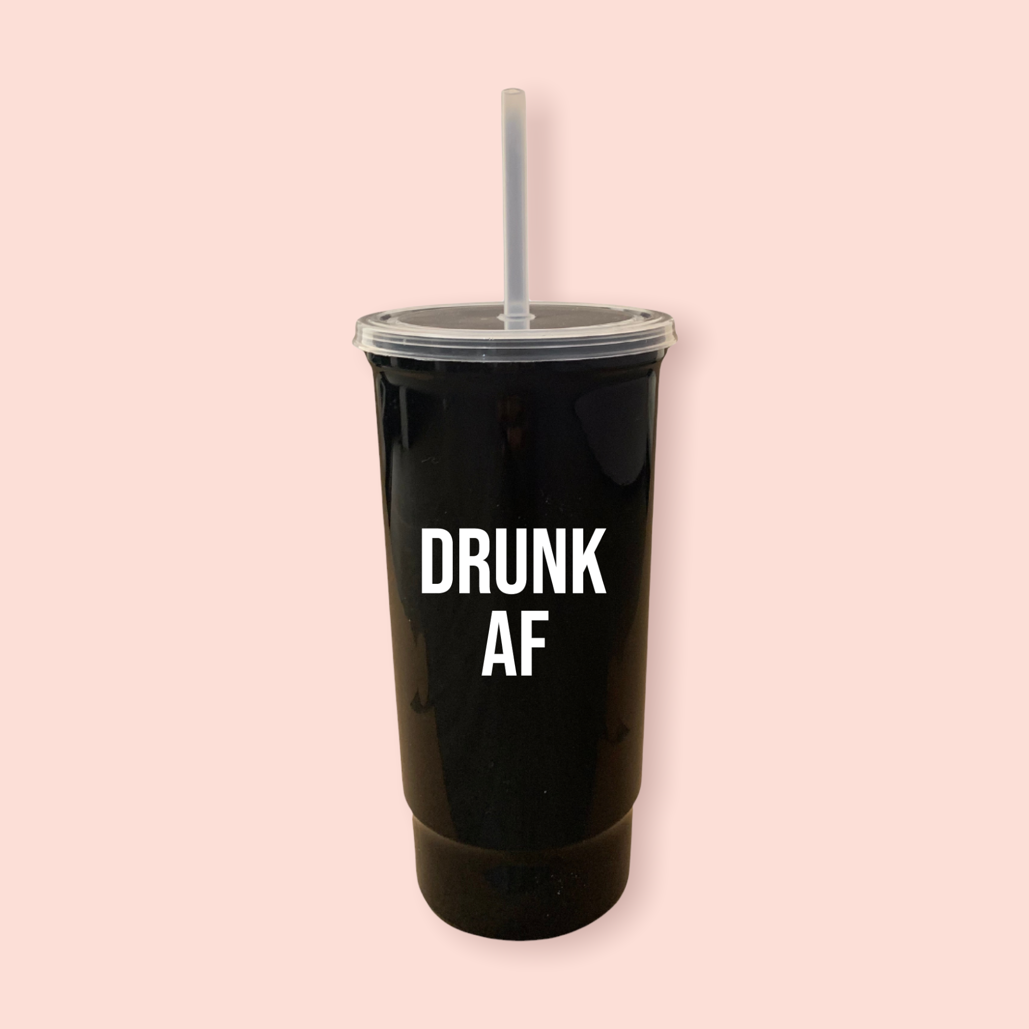 Vaso grande "Drunk AF"