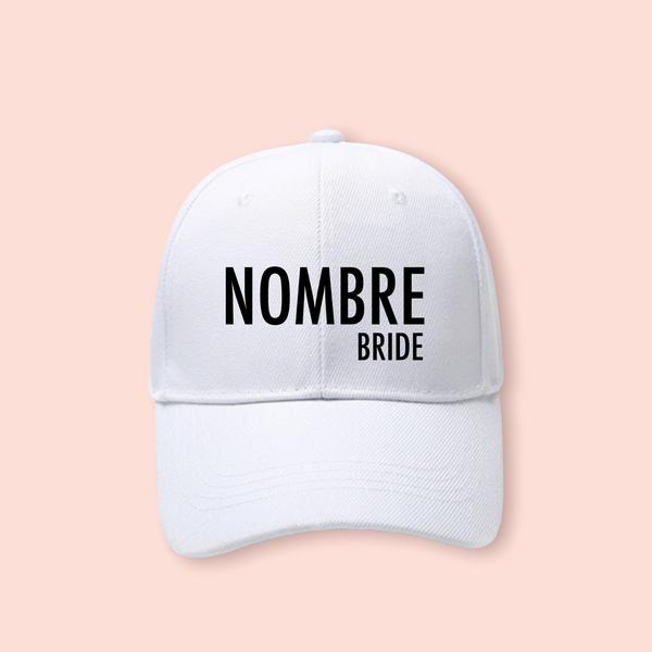 Gorra blanca personalizada