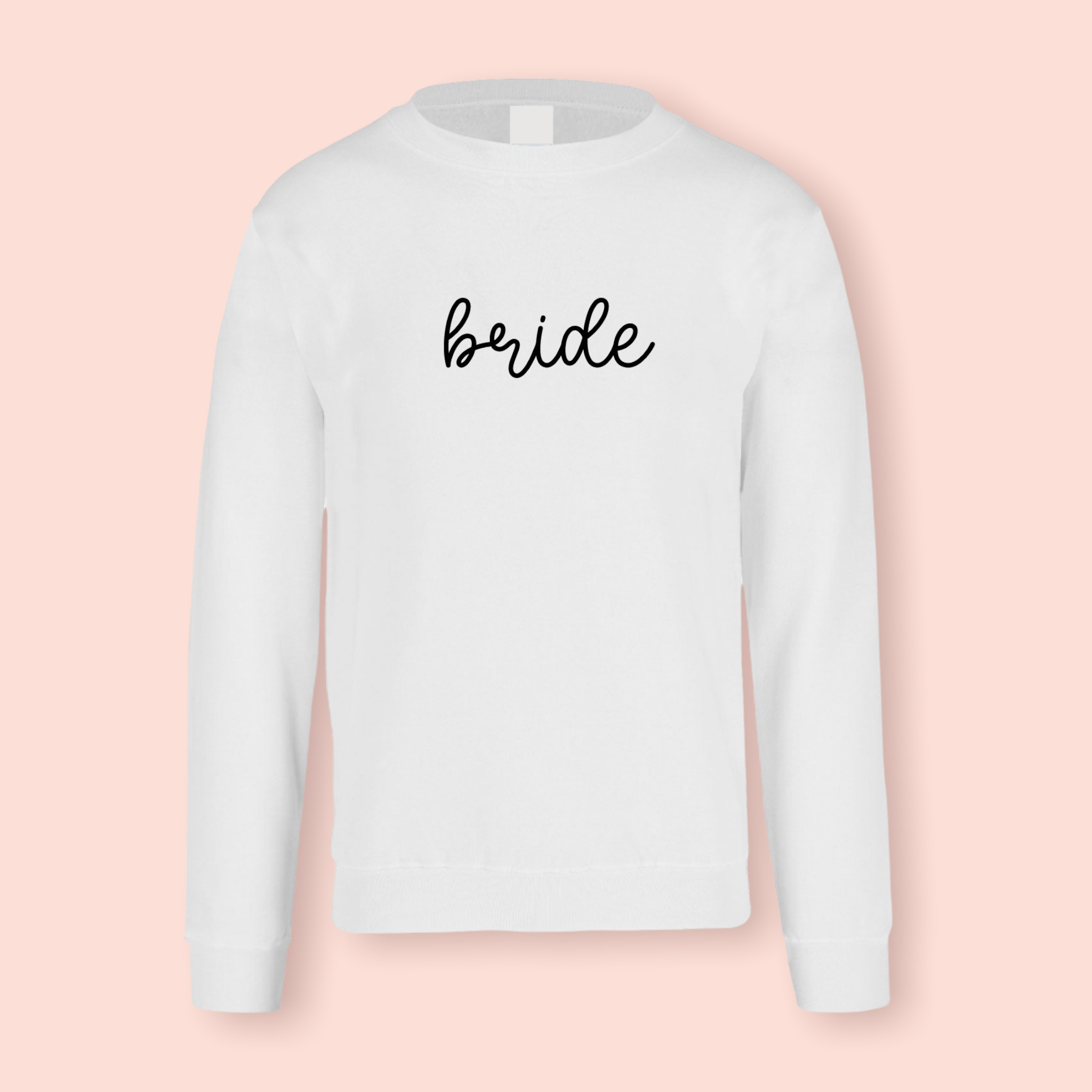 Sudadera blanca "Bride"