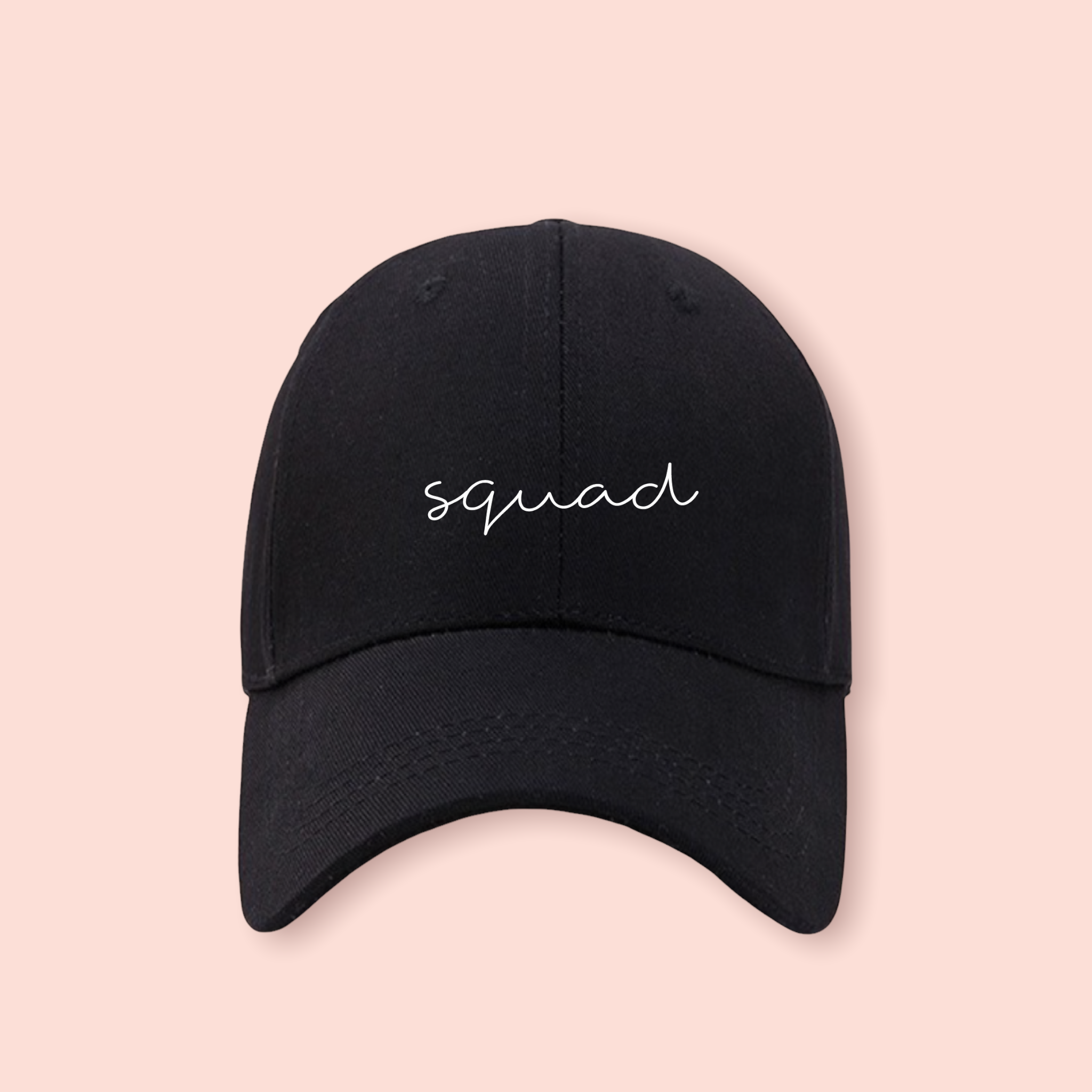 Gorra negra "Squad"
