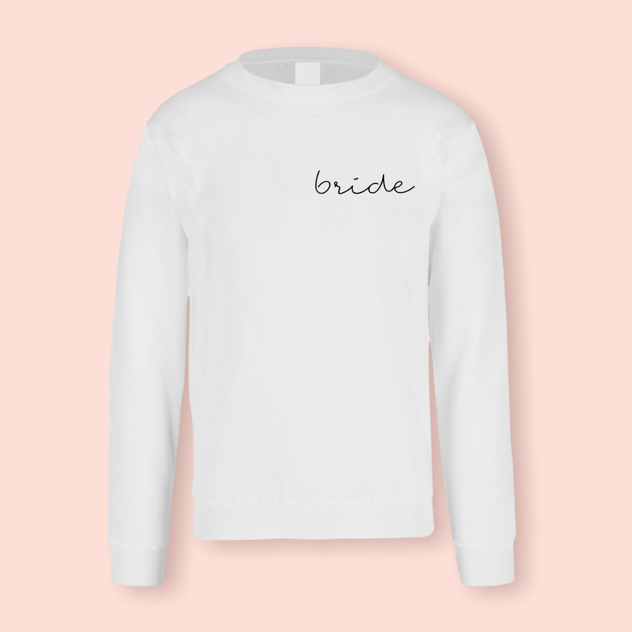 Sudadera blanca "Bride"