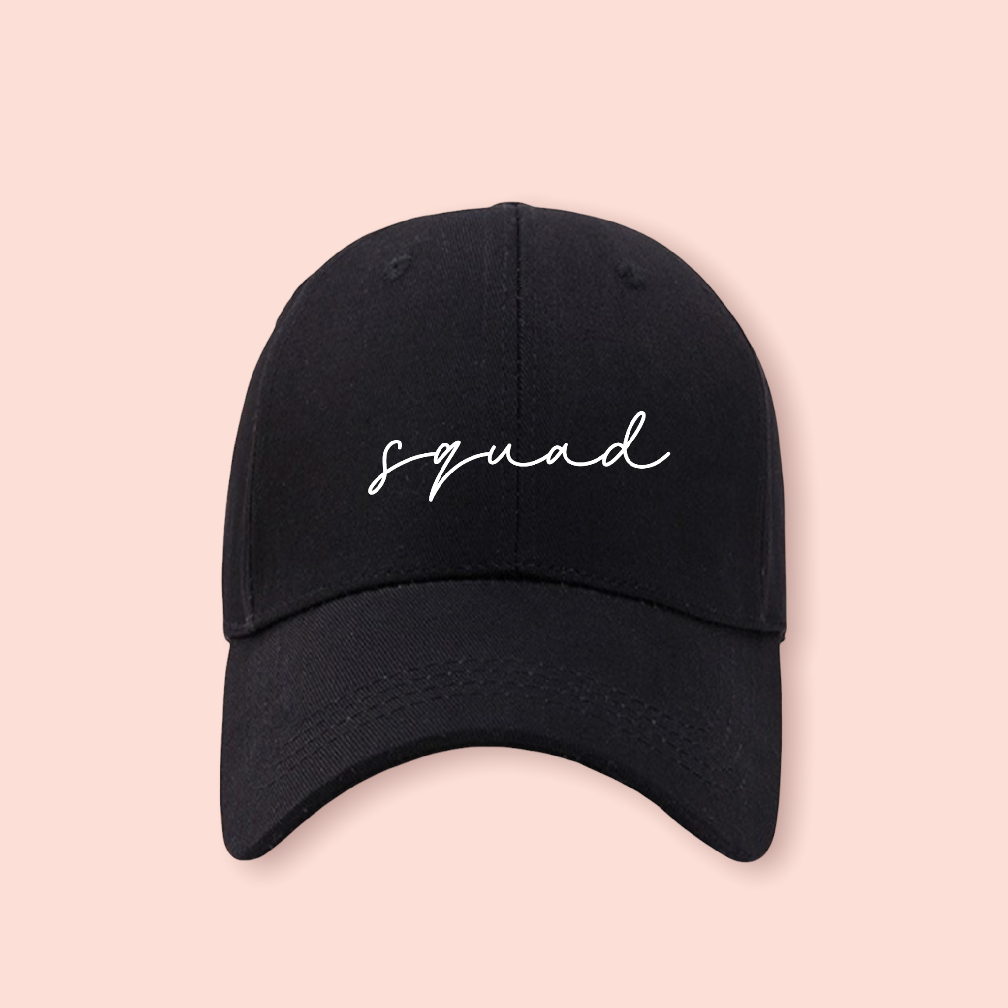 Gorra negra "Squad"