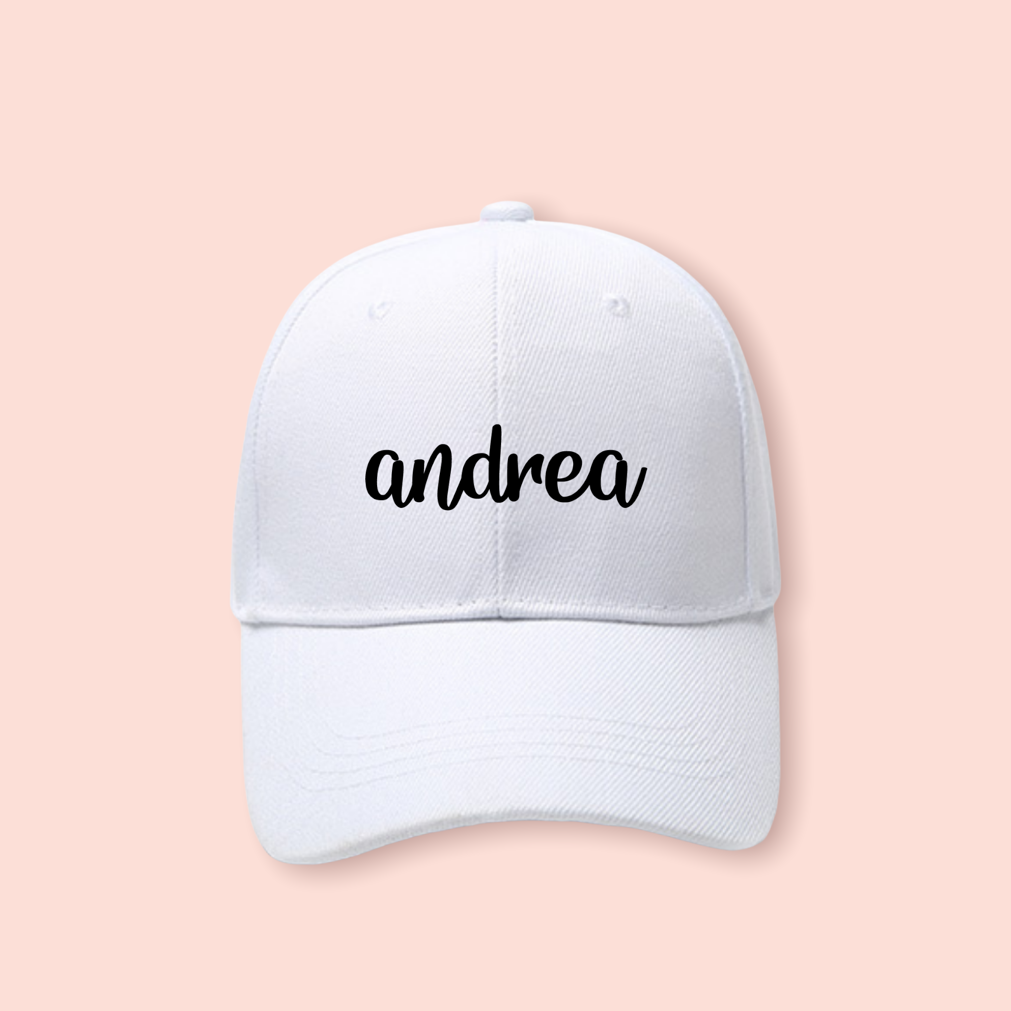 Gorra blanca personalizada