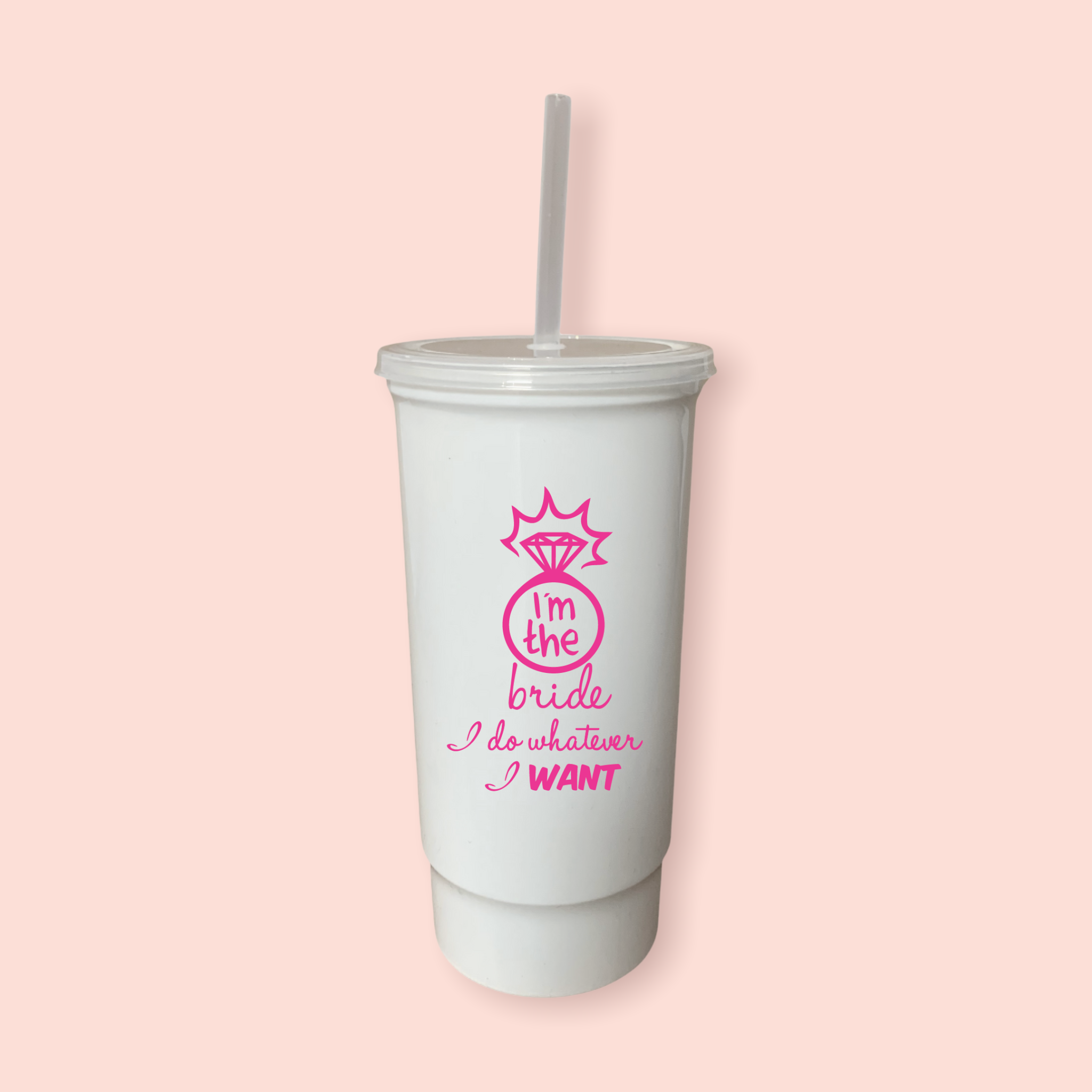 Vaso grande "I´m the bride I do whatever I want"