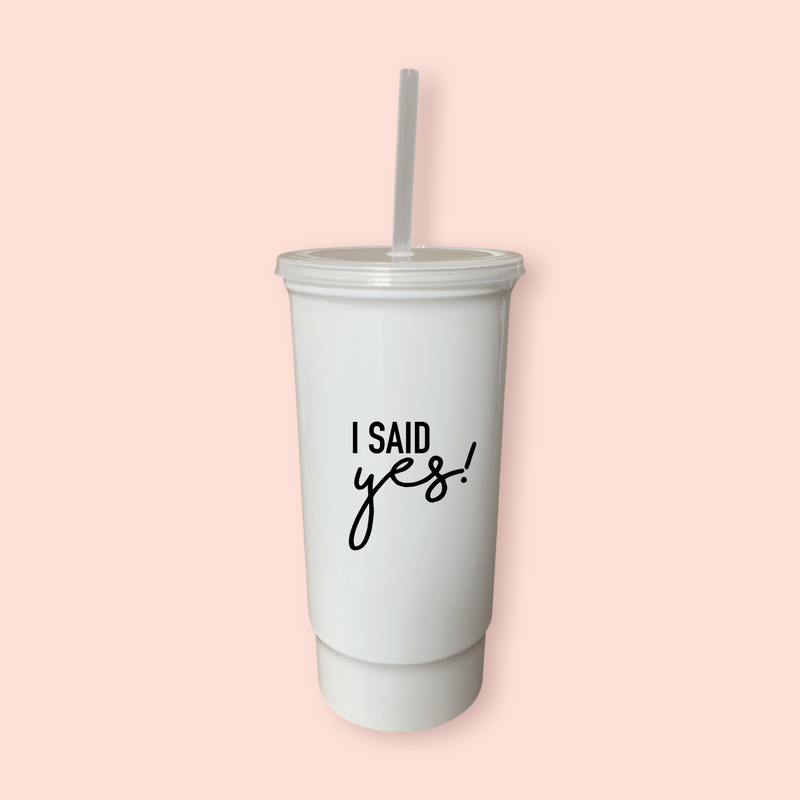 Vaso grande "I said yes!"