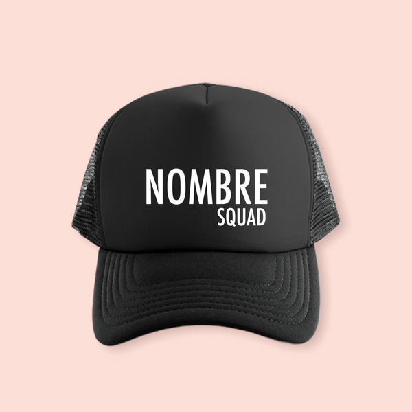 Gorra negra personalizada