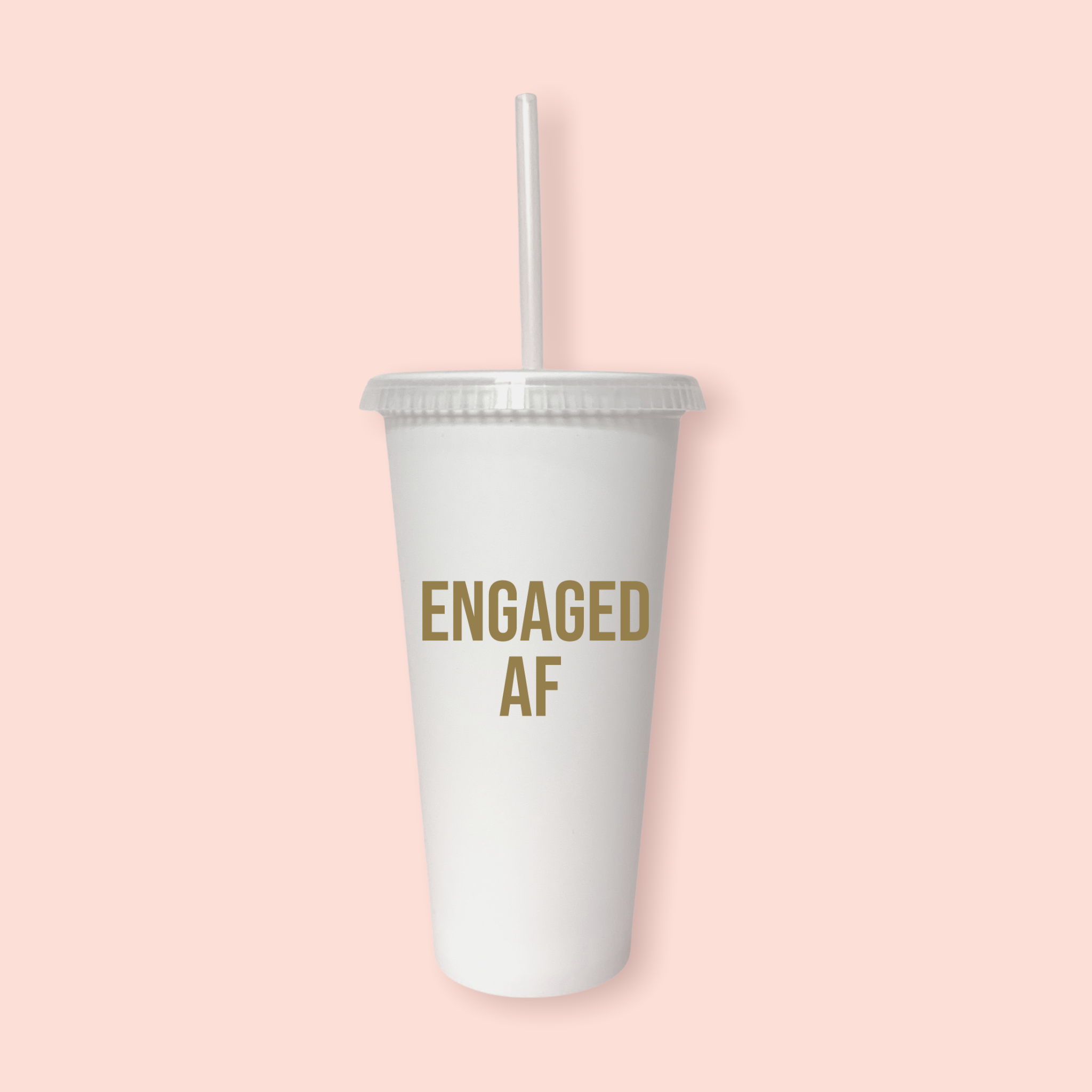 Vaso mediano "Engaged AF"