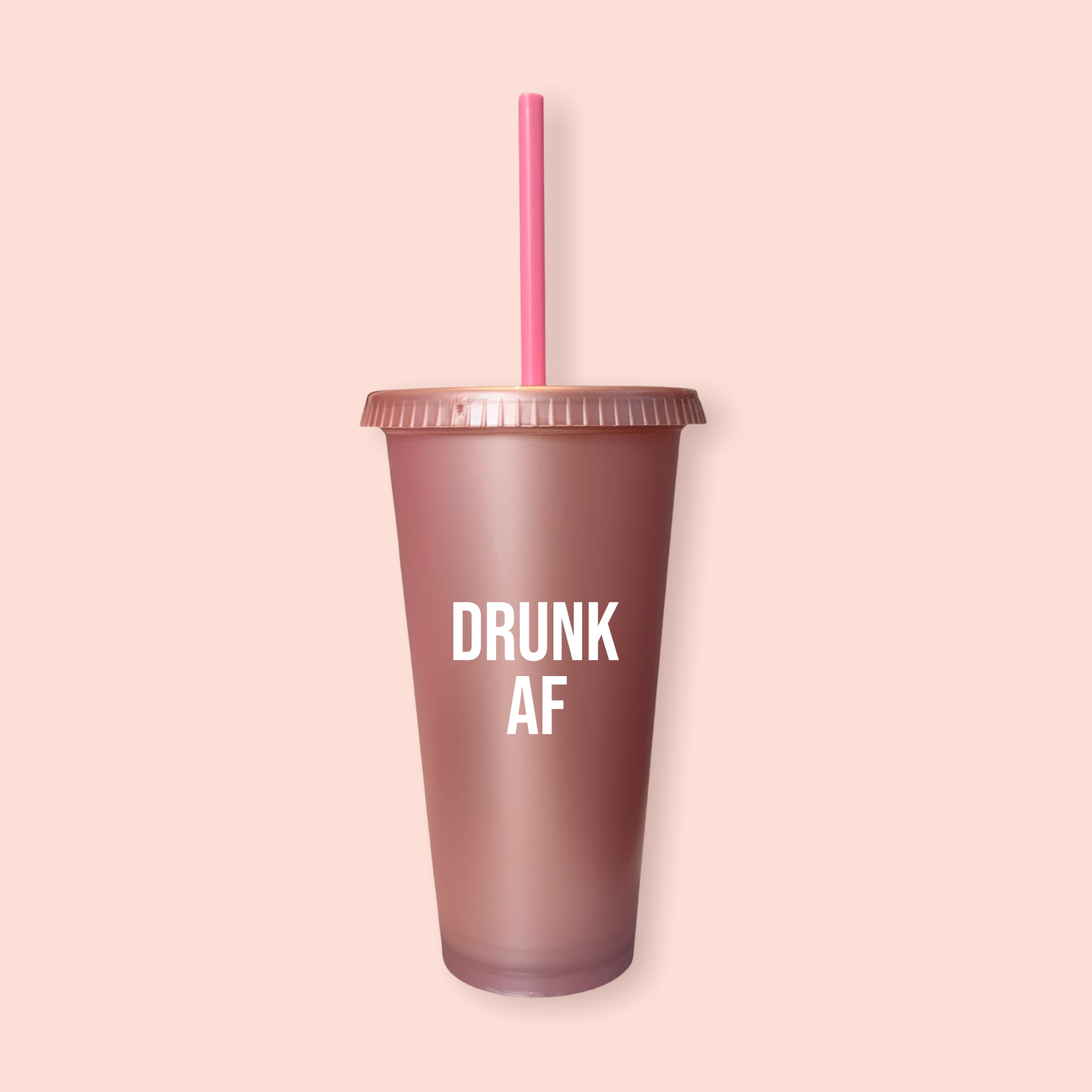 Vaso mediano "Drunk AF"