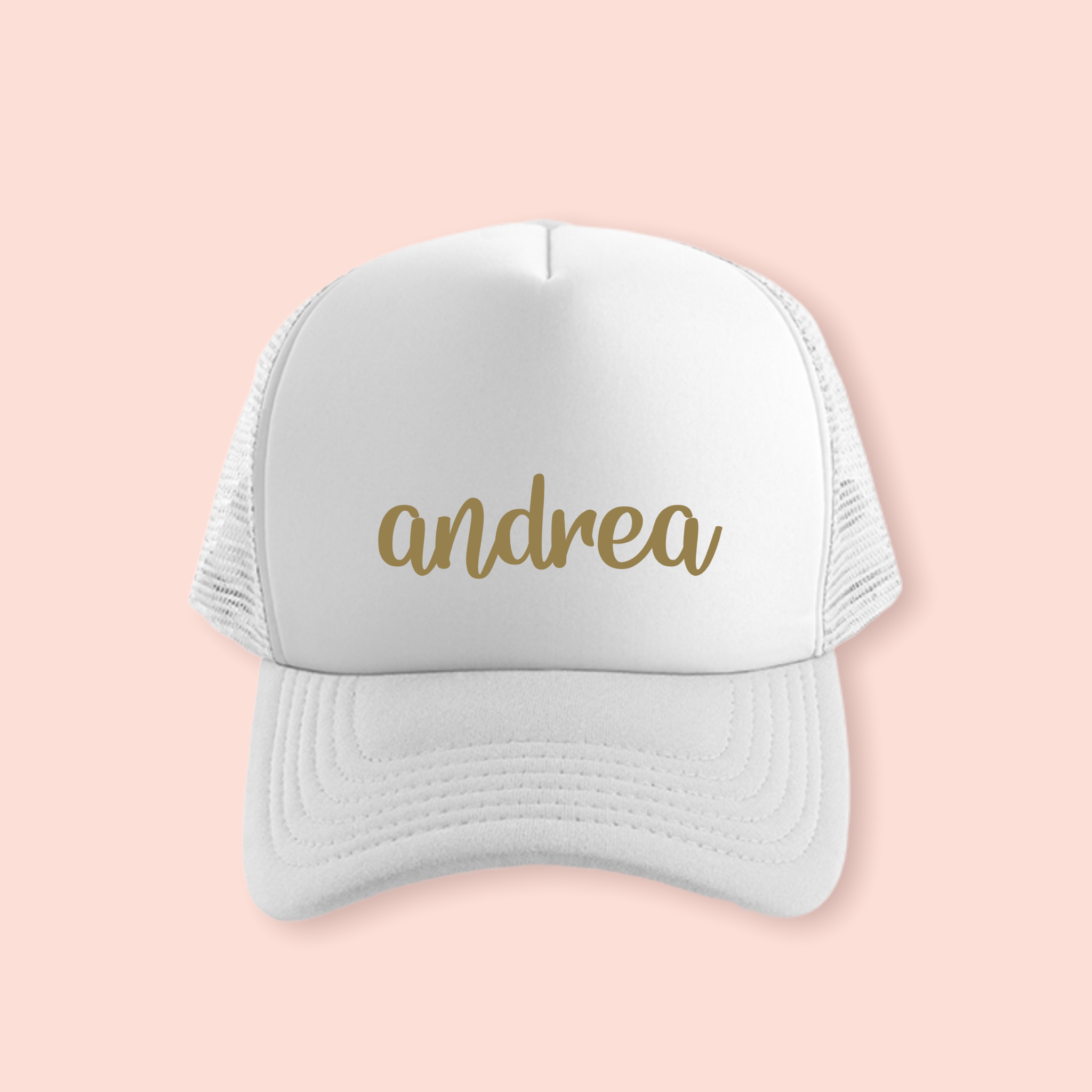 Gorra blanca personalizada