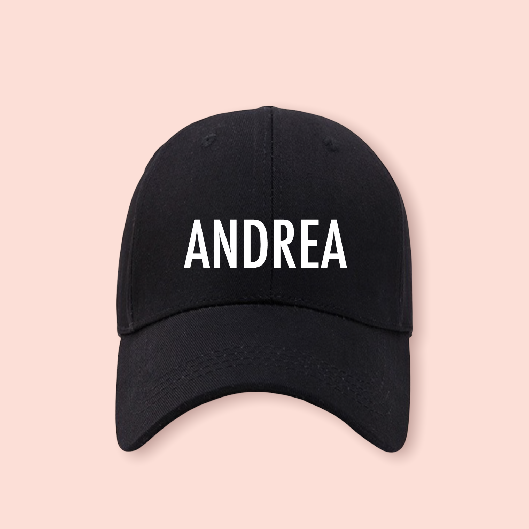 Gorra negra personalizada