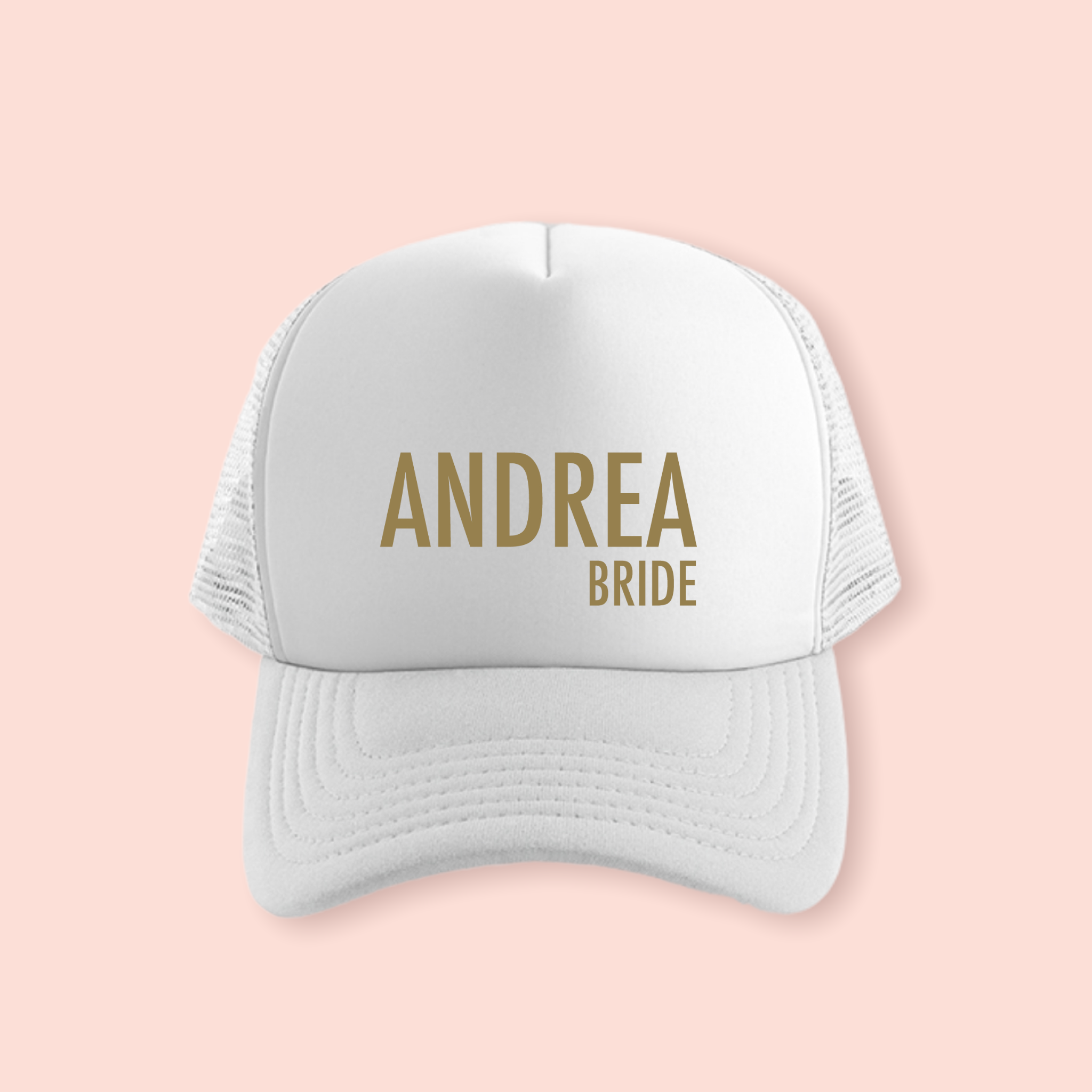 Gorra blanca personalizada