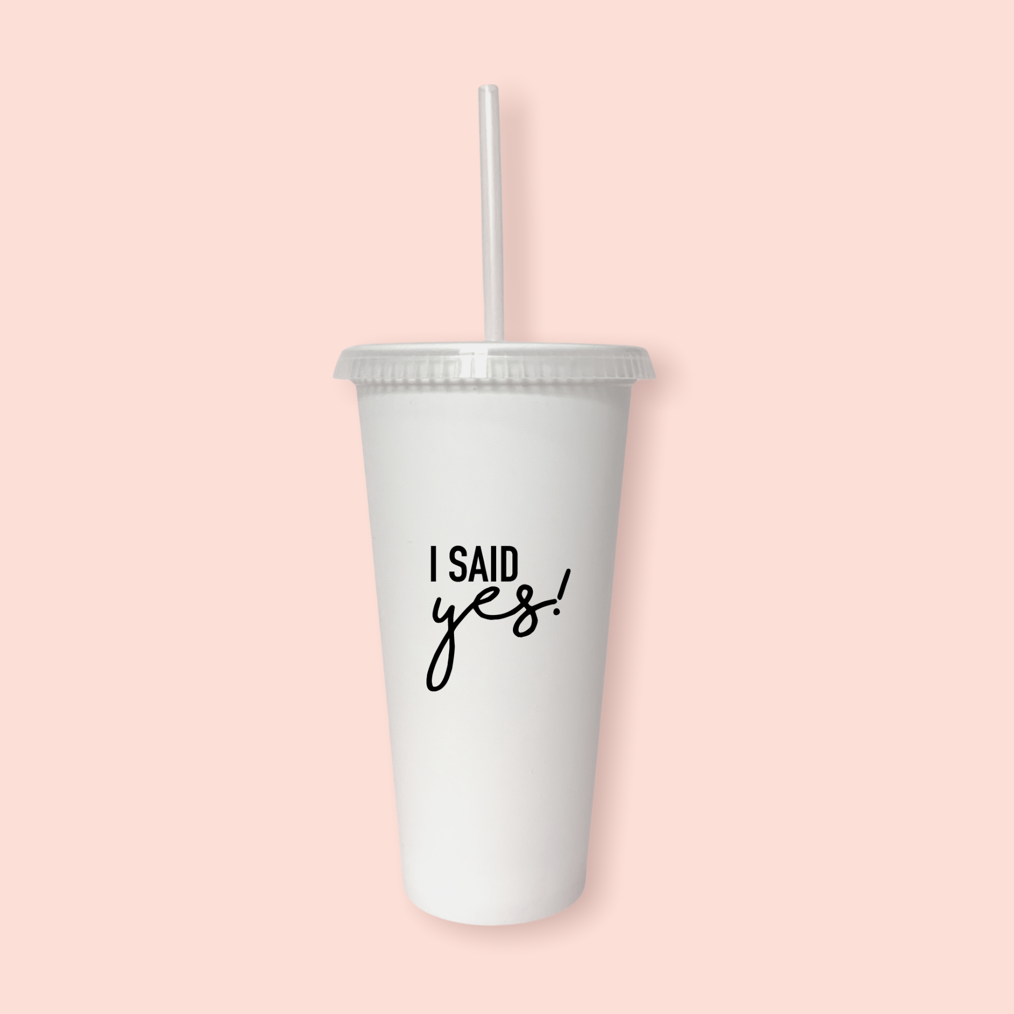 Vaso mediano "I said yes!"