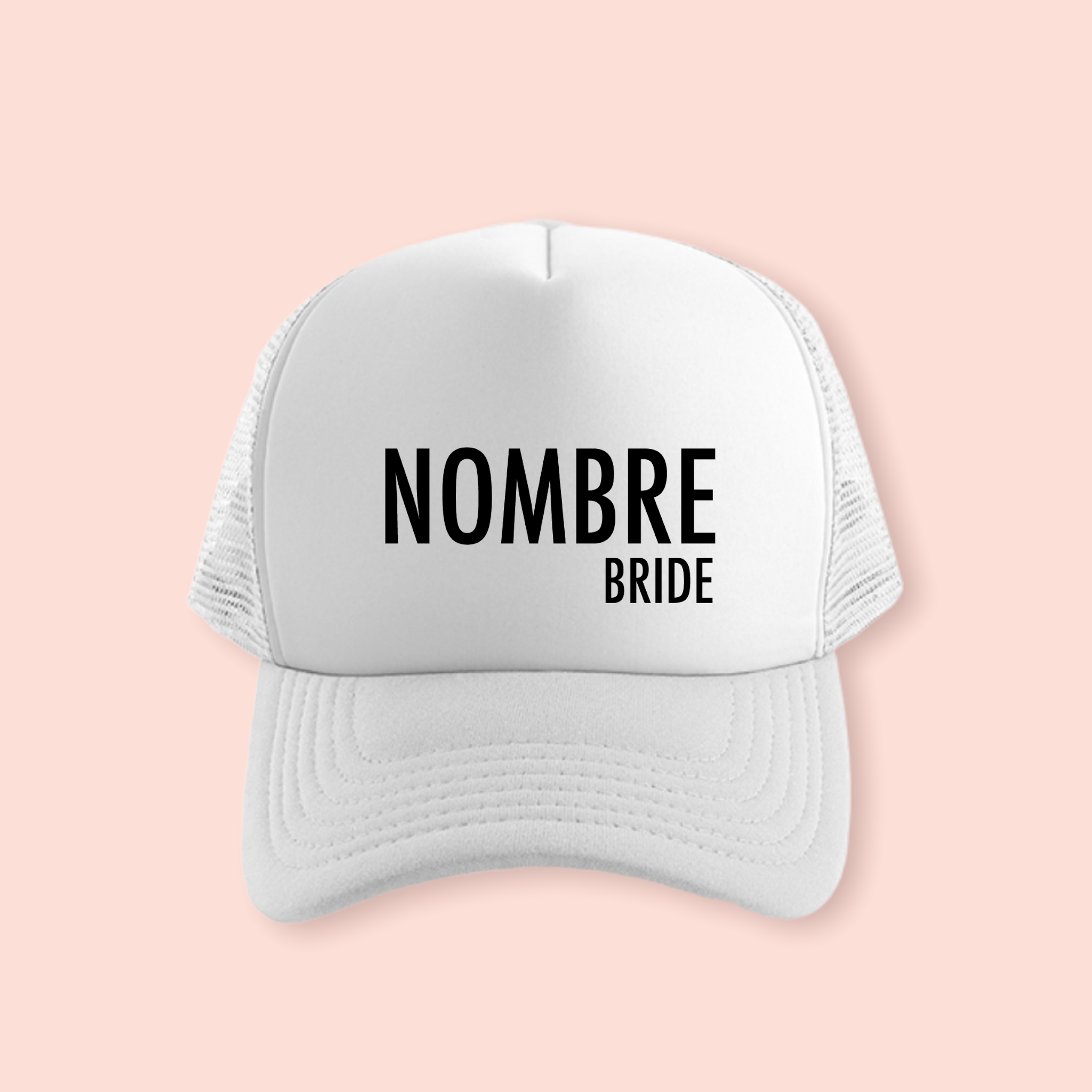 Gorra blanca personalizada