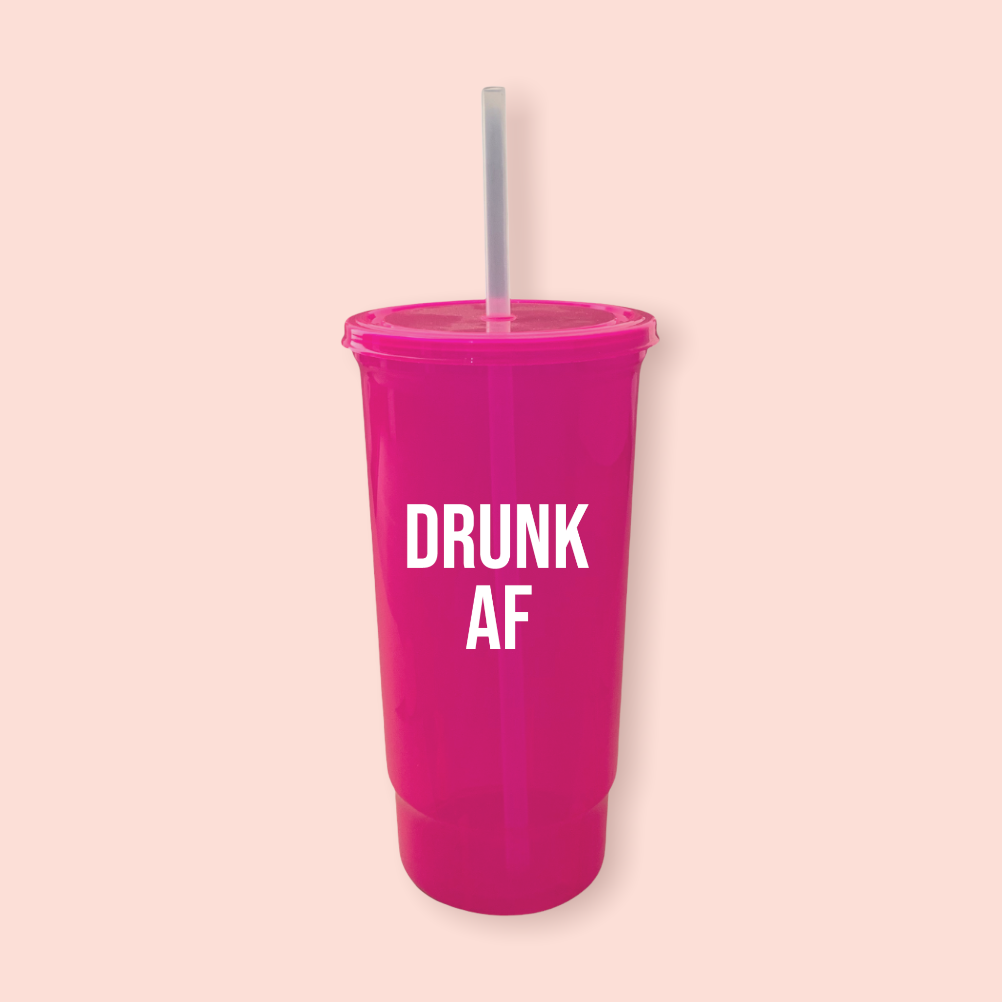Vaso grande "Drunk AF"