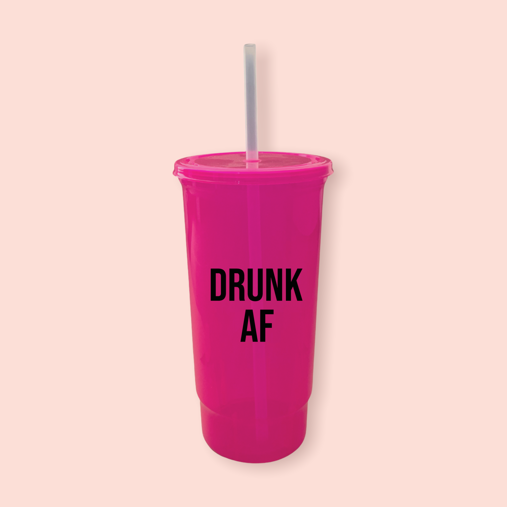 Vaso grande "Drunk AF"